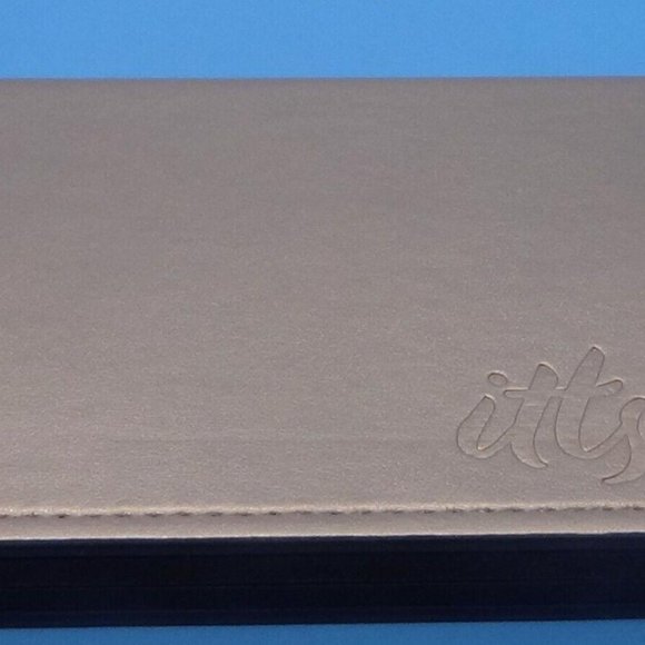 Ittse Magnetic Build Your Own Palette GOLD Vegan Leather Mirror Eye Shadow - Picture 2 of 5